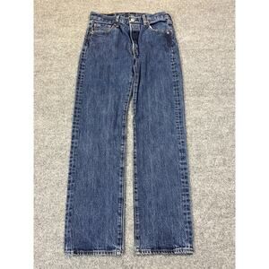 Levis 501 Jeans 30x32 Y2K 90s Grunge Button Fly USA Skater Streetwear Retro Blue